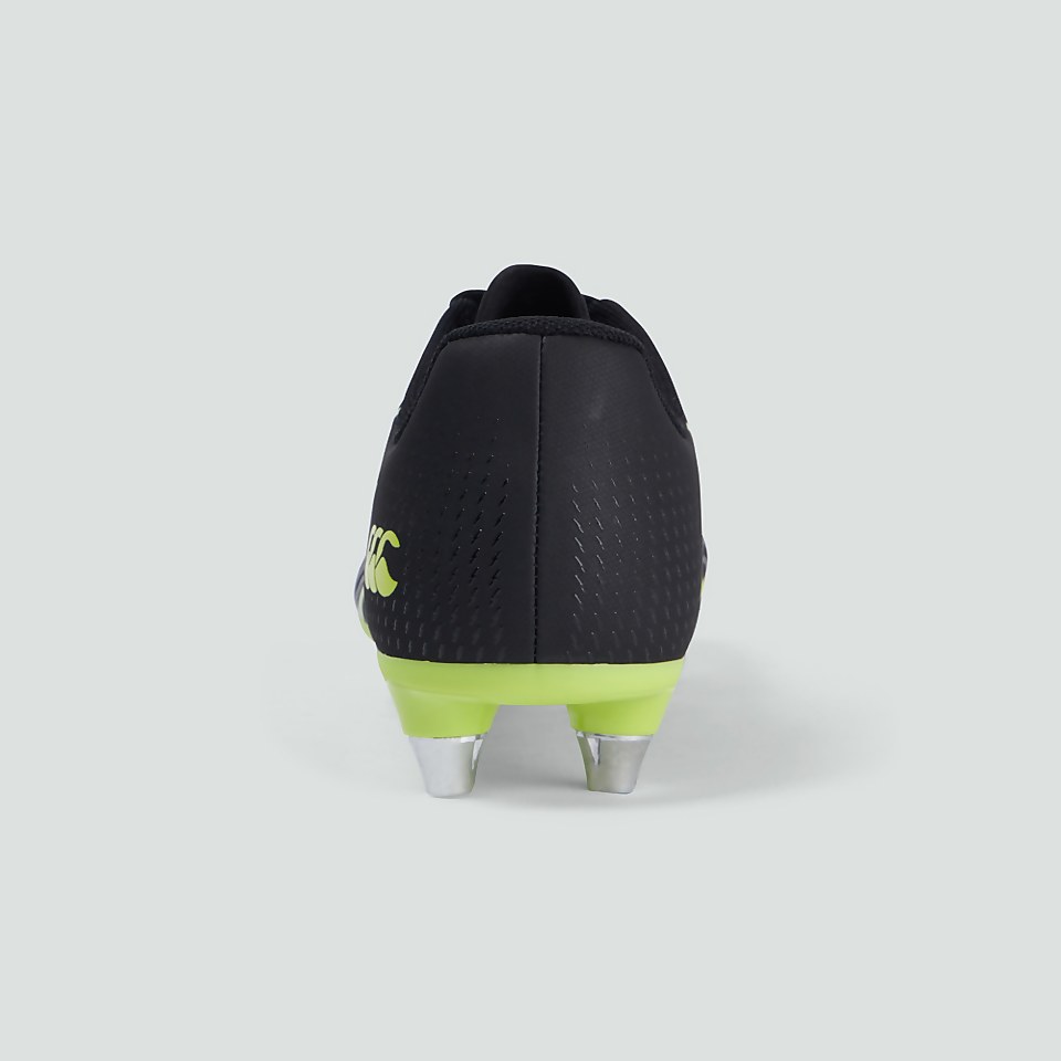JUNIOR UNISEX SPEED 3.0 SOFT GROUND BOOT BLACK/GREEN