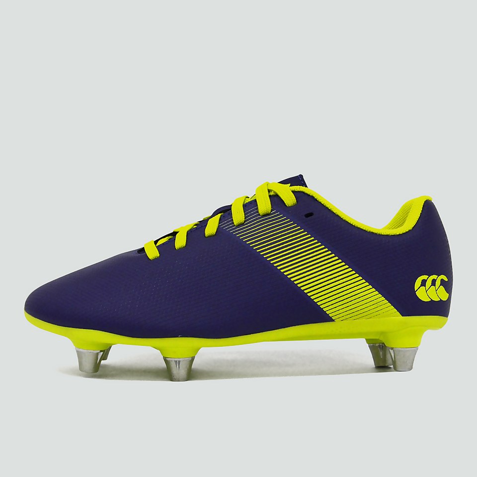 JUNIOR UNISEX PHOENIX 3.0 SOFT GROUND BOOT BLUE/GREEN