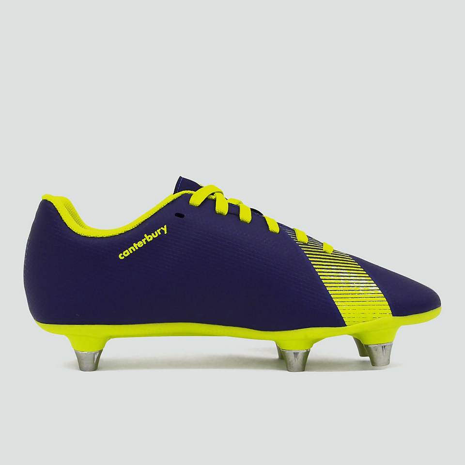 JUNIOR UNISEX PHOENIX 3.0 SOFT GROUND BOOT BLUE/GREEN