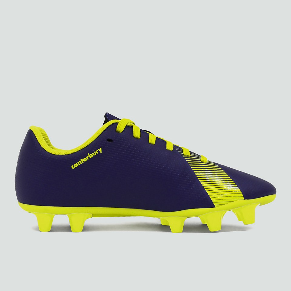 JUNIOR UNISEX PHOENIX 3.0 FIRM GROUND BOOT BLUE/GREEN
