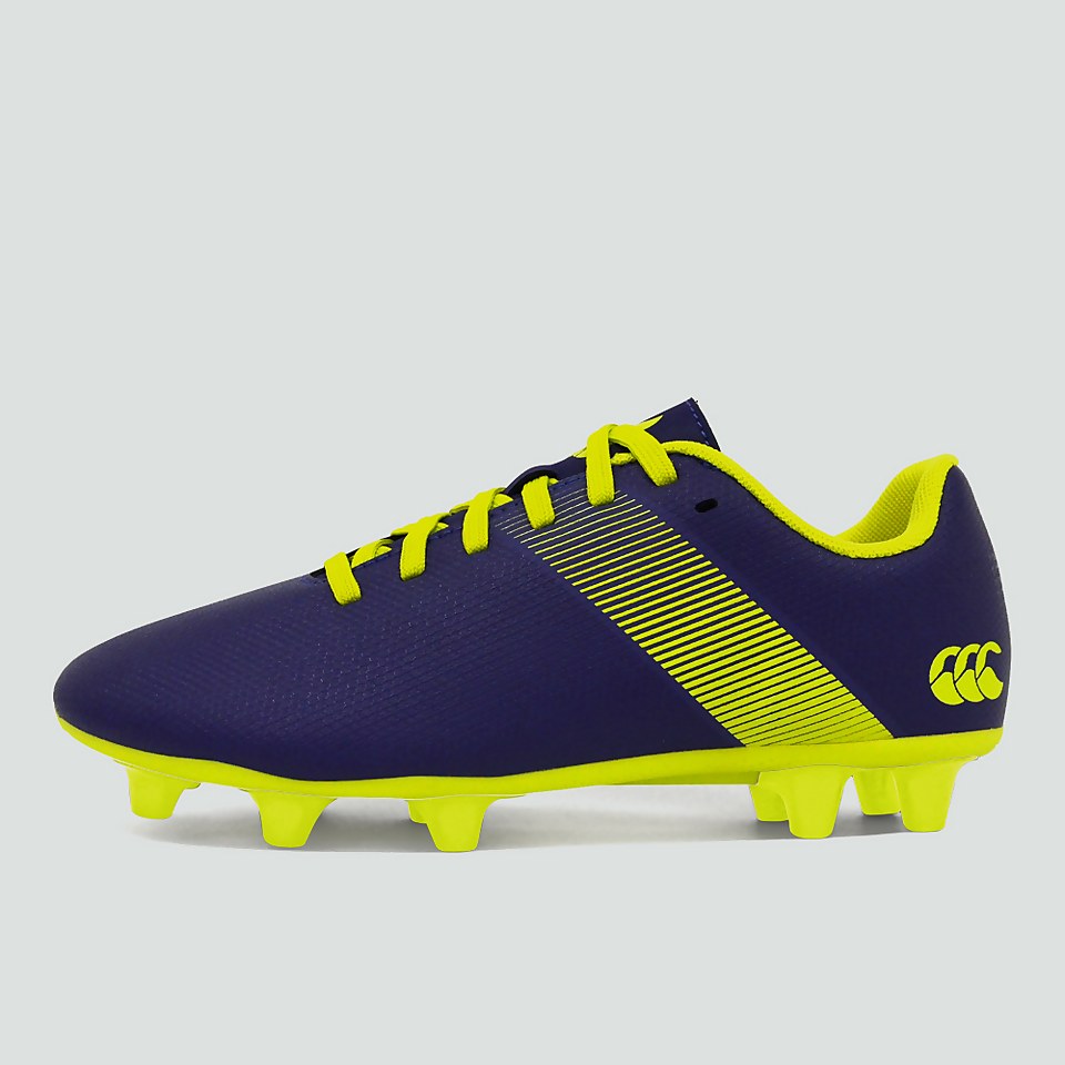JUNIOR UNISEX PHOENIX 3.0 FIRM GROUND BOOT BLUE/GREEN