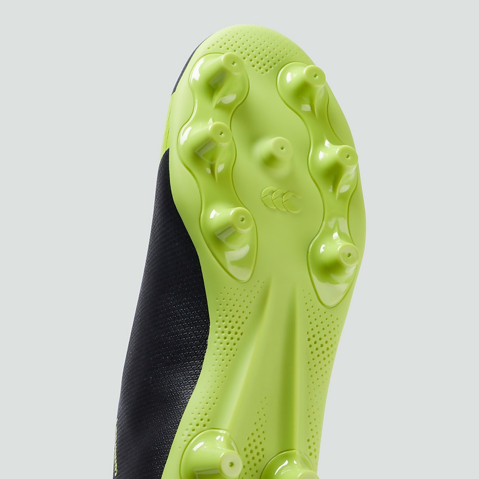 JUNIOR UNISEX PHOENIX 3.0 FIRM GROUND BOOT BLACK/GREEN