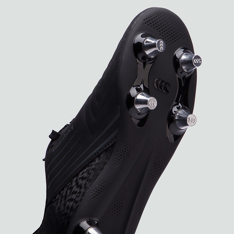 JUNIOR UNISEX SPEED 3.0 PLUS SOFT GROUND BOOT BLACK/GREY