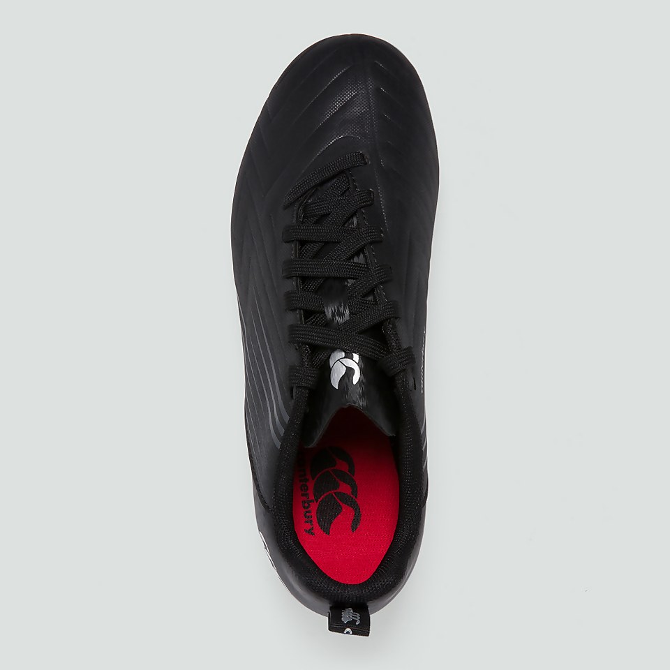 JUNIOR UNISEX SPEED 3.0 PLUS SOFT GROUND BOOT BLACK/GREY