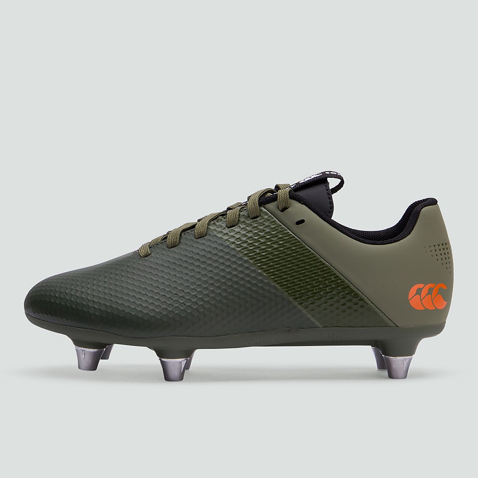 JUNIOR UNISEX PHOENIX 3.0 PLUS SOFT GROUND BOOT GREEN/BLACK