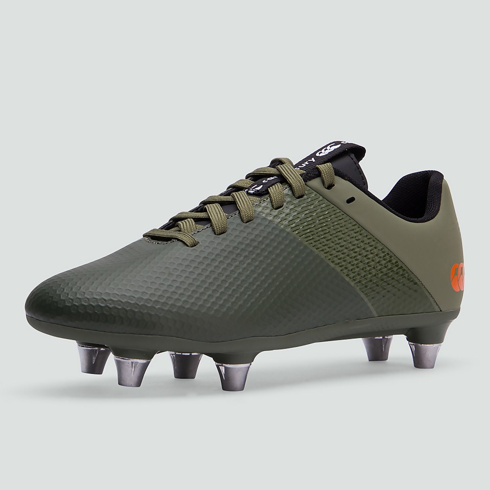 JUNIOR UNISEX PHOENIX 3.0 PLUS SOFT GROUND BOOT GREEN/BLACK