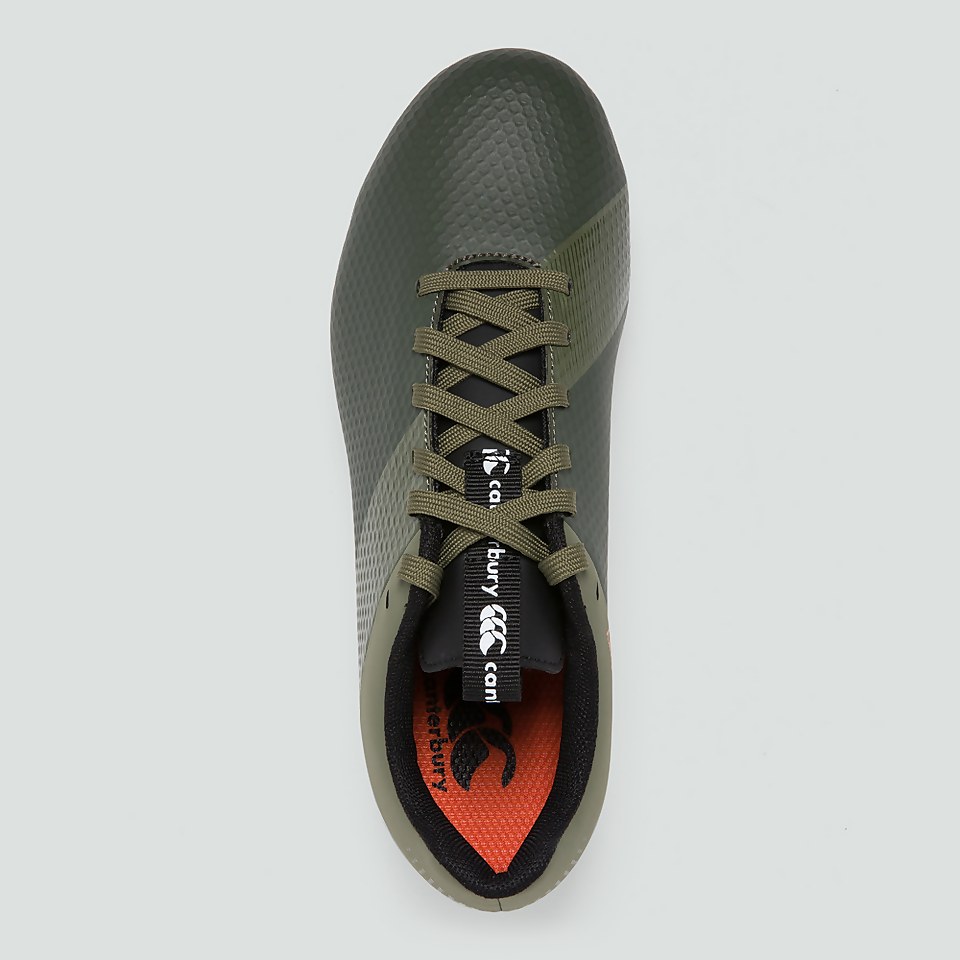 JUNIOR UNISEX PHOENIX 3.0 PLUS SOFT GROUND BOOT GREEN/BLACK