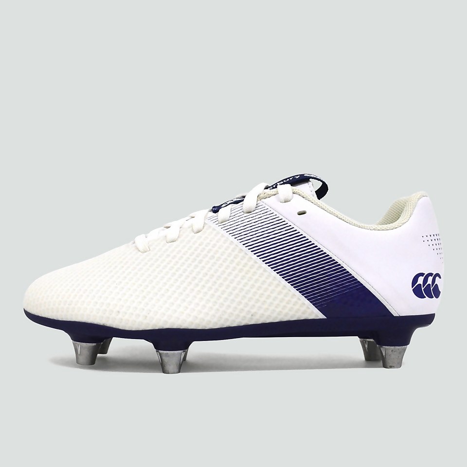 JUNIOR UNISEX PHOENIX 3.0 PRO SOFT GROUND BOOT WHITE/BLUE