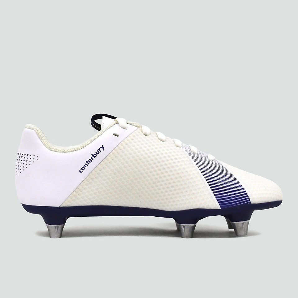 JUNIOR UNISEX PHOENIX 3.0 PRO SOFT GROUND BOOT WHITE/BLUE