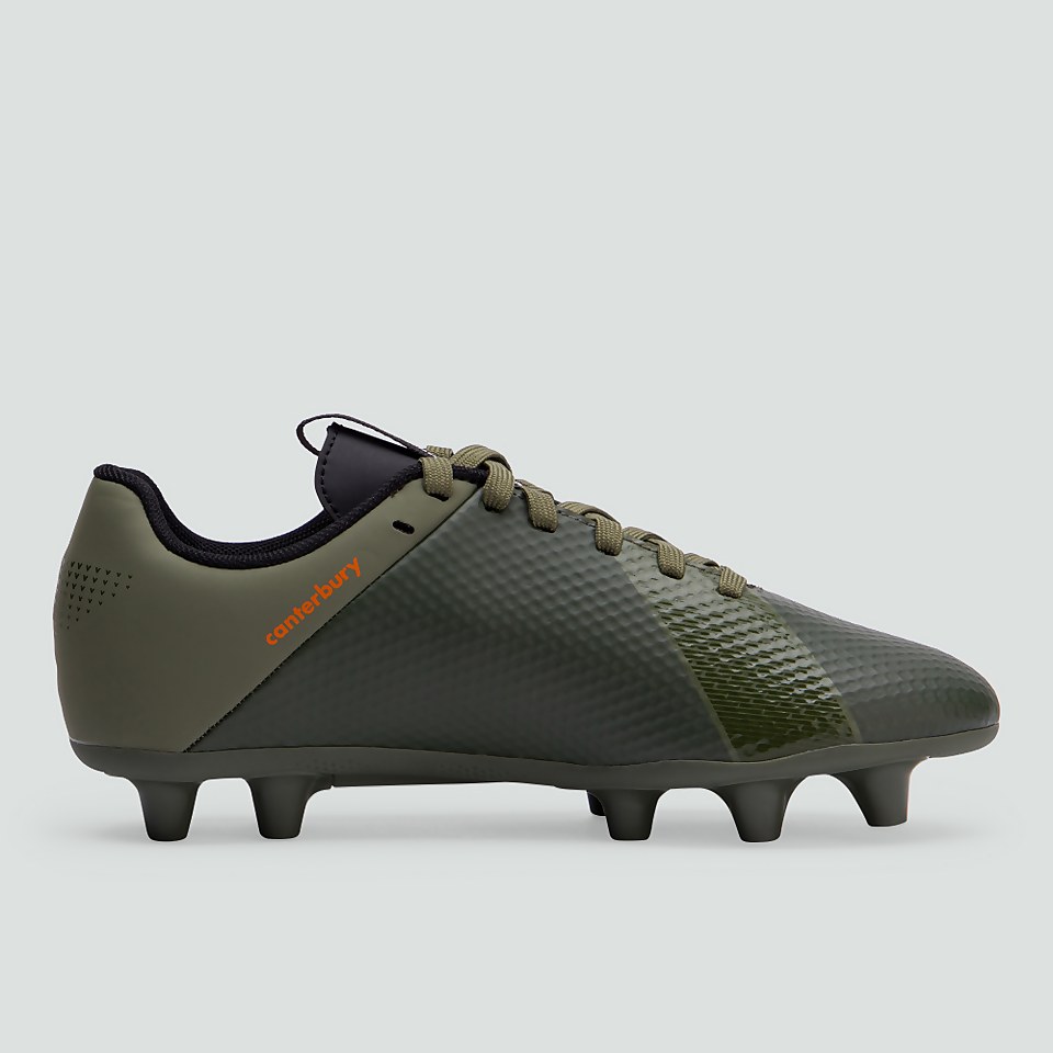 JUNIOR UNISEX PHOENIX 3.0 PLUS FIRM GROUND BOOT GREEN/BLACK