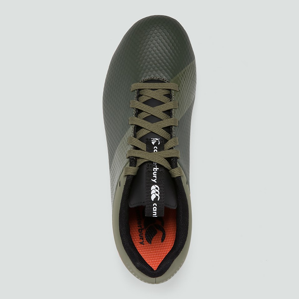 JUNIOR UNISEX PHOENIX 3.0 PLUS FIRM GROUND BOOT GREEN/BLACK