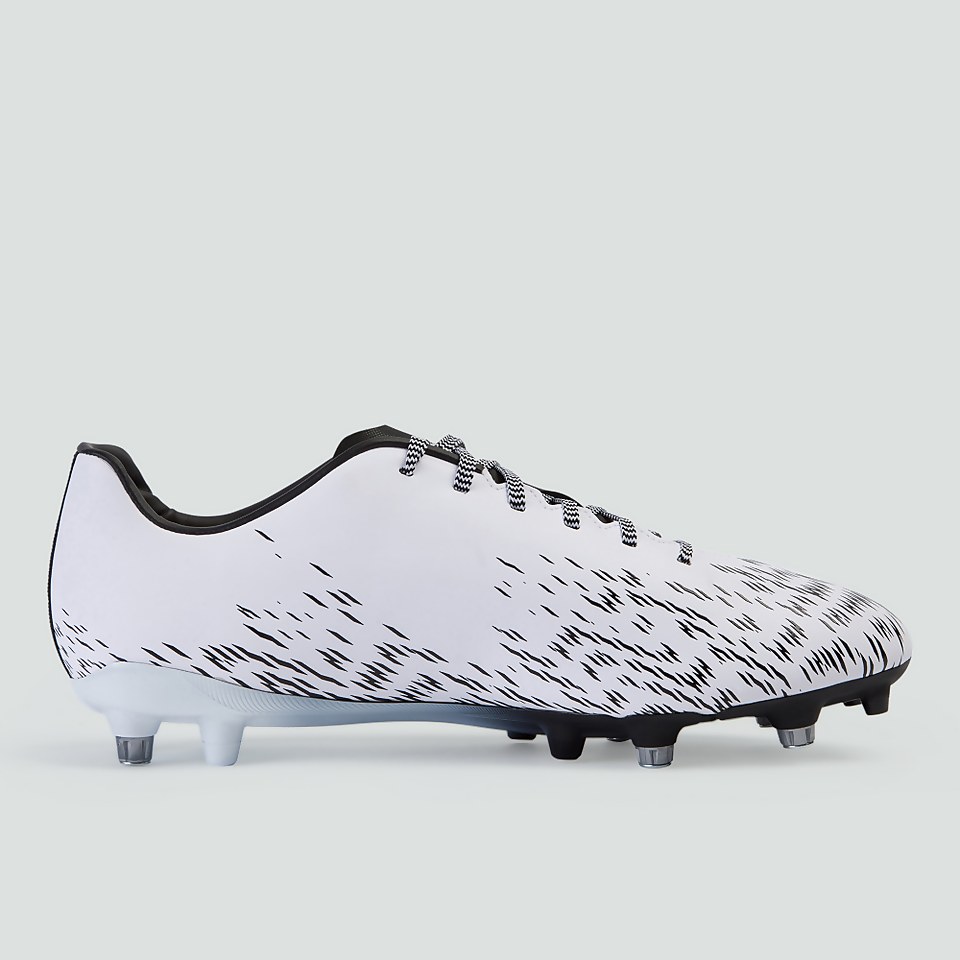 ADULT SPEED 2.0 SOFT GROUND BOOT BLACK/WHITE