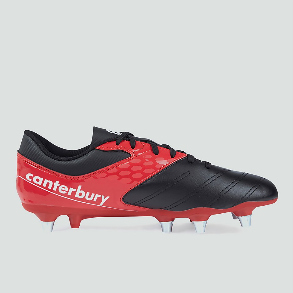 ADULT PHOENIX RAZE SOFT GROUND BOOT BLACK/RED