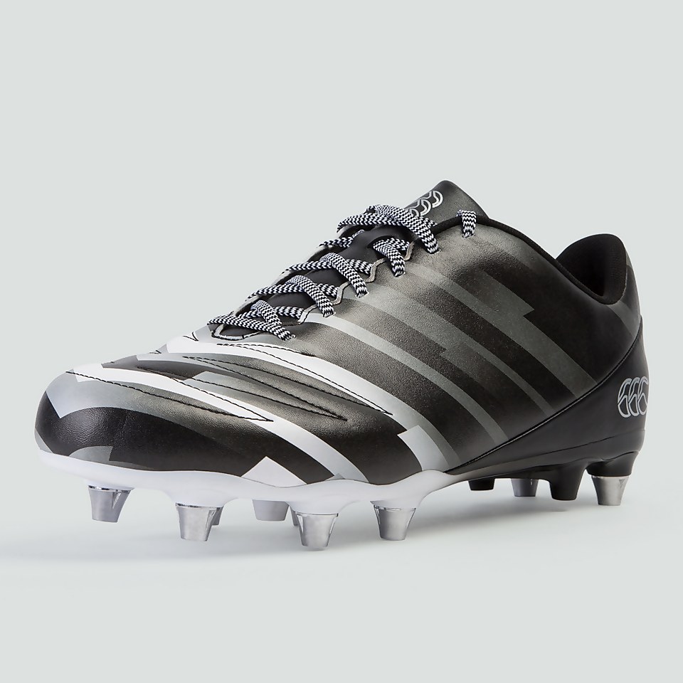 ADULT STAMPEDE 2.0 SOFT GROUND BOOT BLACK/WHITE