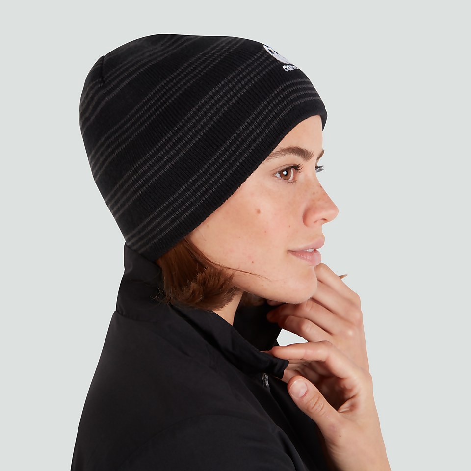 ADULT UNISEX CANTERBURY BEANIE BLACK