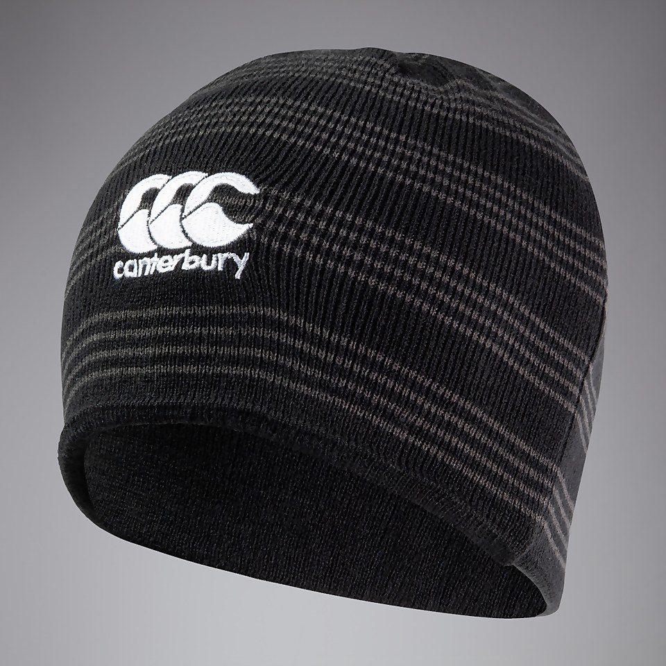 ADULT UNISEX CANTERBURY BEANIE BLACK