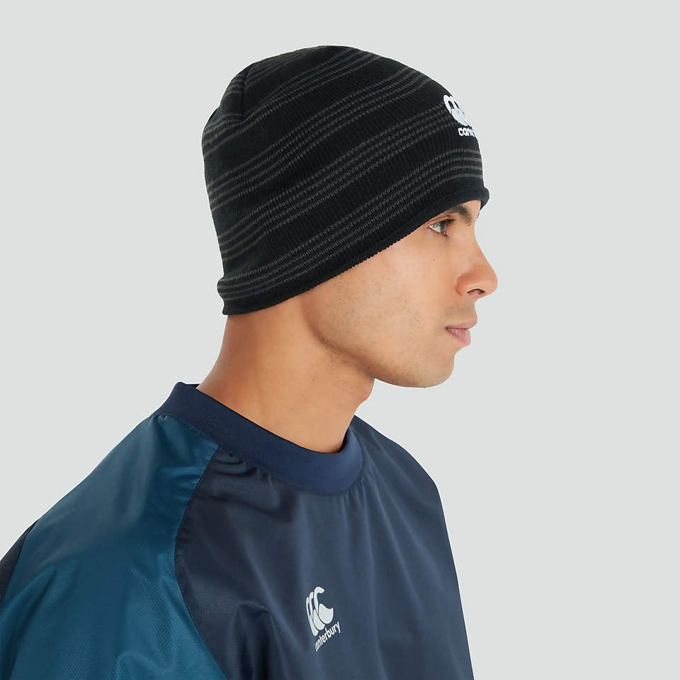 ADULT UNISEX CANTERBURY BEANIE BLACK