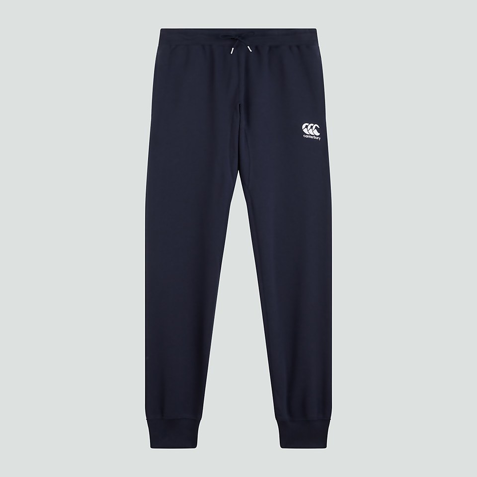 MENS TAPERED FLEECE CUFFPANT NAVY