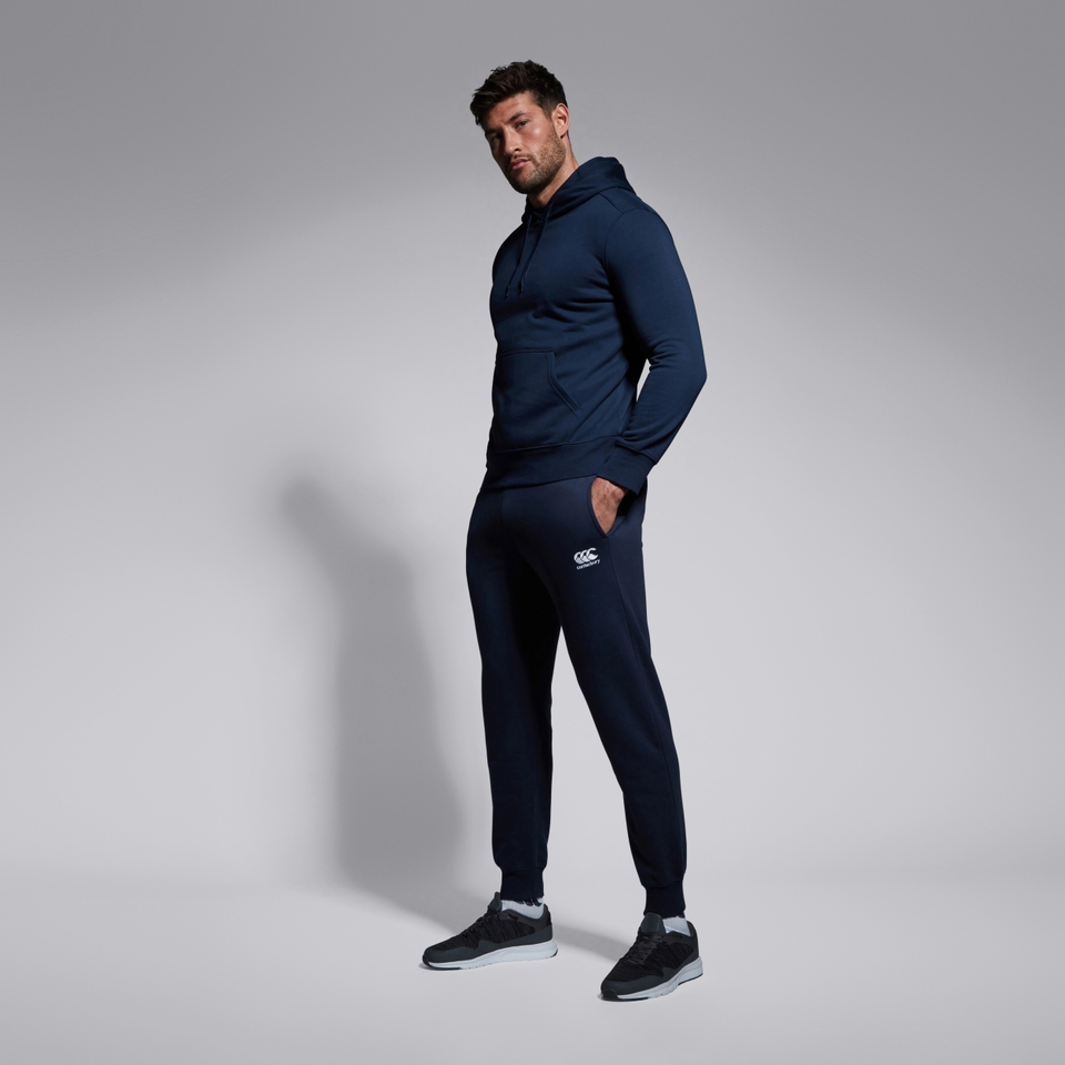 CANTERBURY TAPERED FLEECE CUFFPANT NAVY