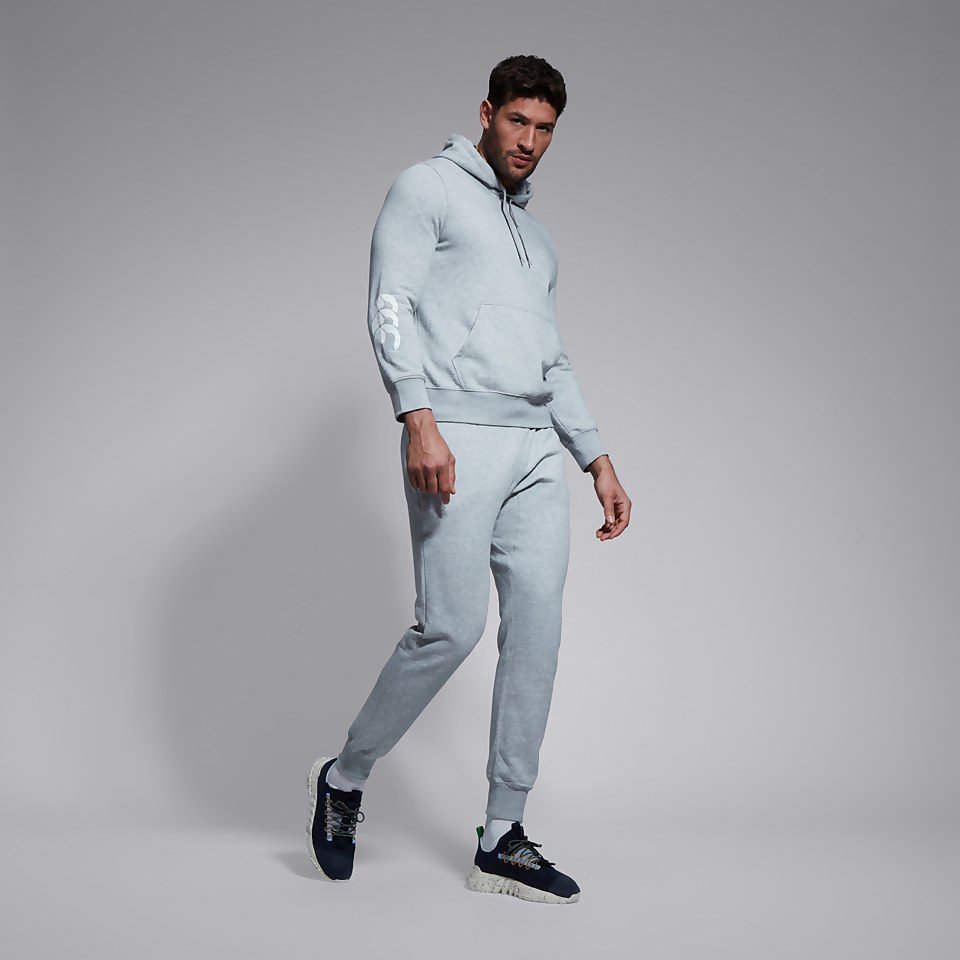MENS TAPERED FLEECE CUFFPANT GREY