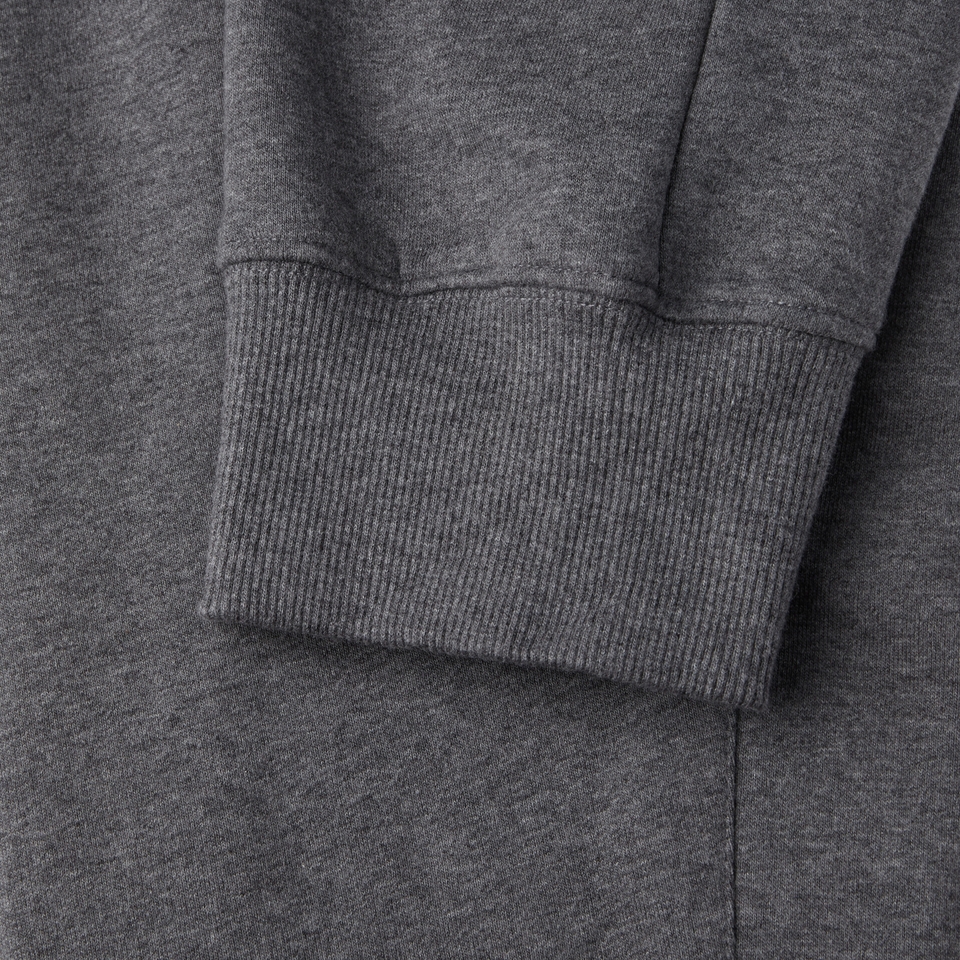 CANTERBURY TAPERED FLEECE CUFFPANT CHARCOAL MARL