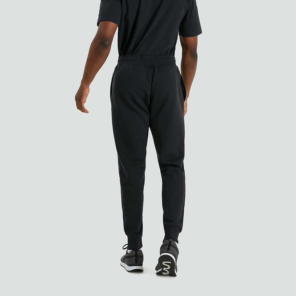 MENS CUFFED FLEECE PANTS BLUE