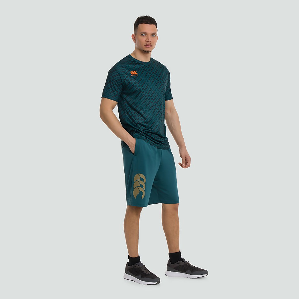 MENS VAPODRI POLY SHORTS GREEN