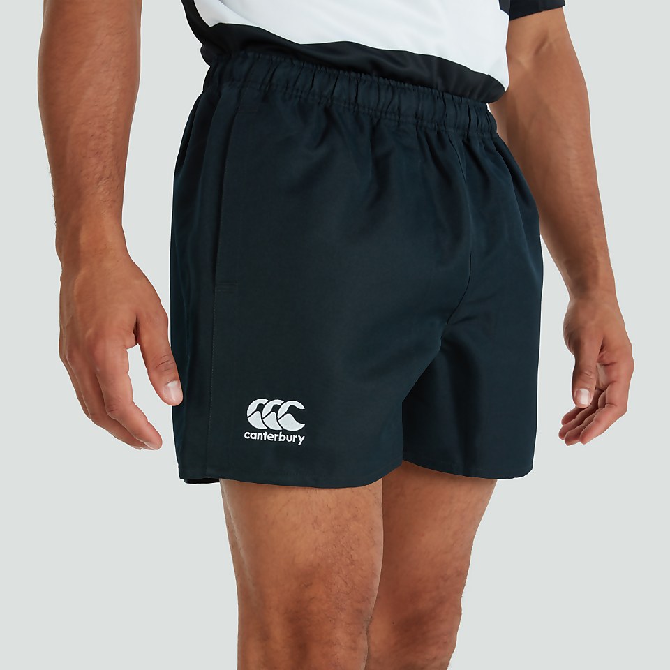 MENS PROFESSIONAL POLYESTER SHORT BLACK