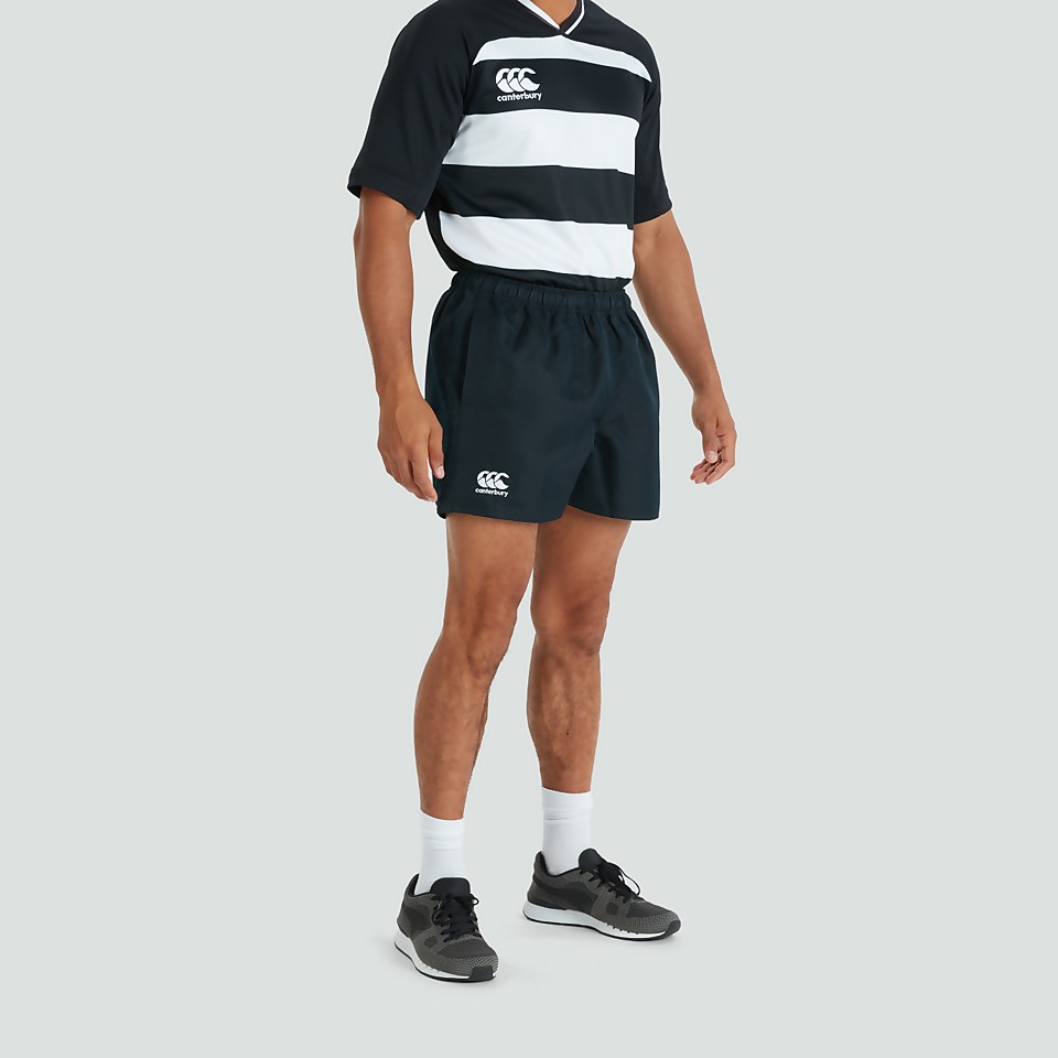 MENS PROFESSIONAL POLYESTER SHORT BLACK