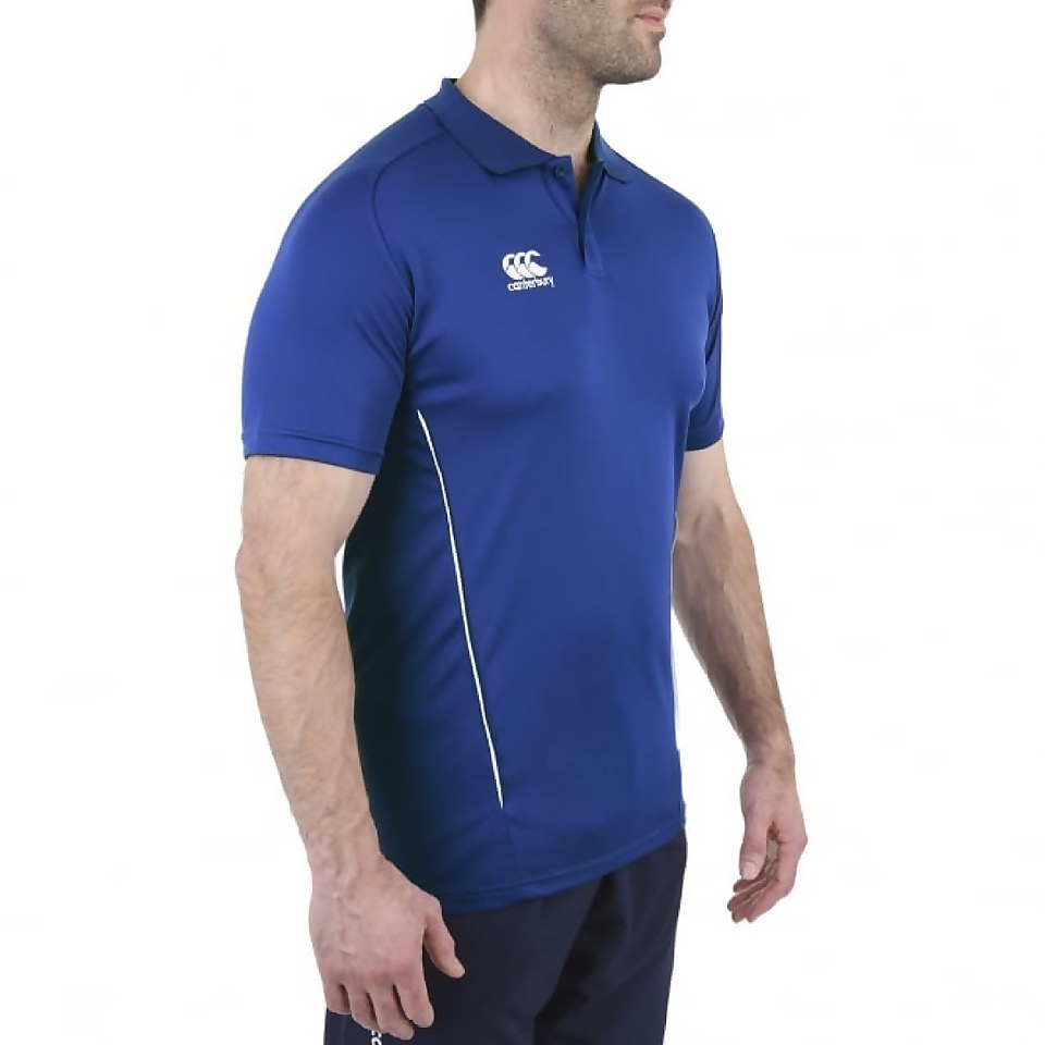 MENS TEAM DRY POLO SHIRT BLUE