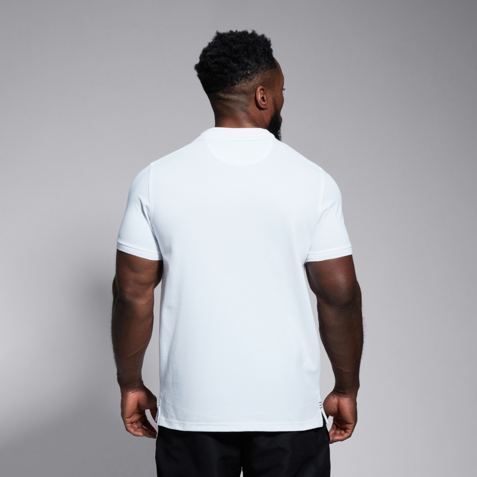 MENS WAIMAK POLO SHIRT IN WHITE