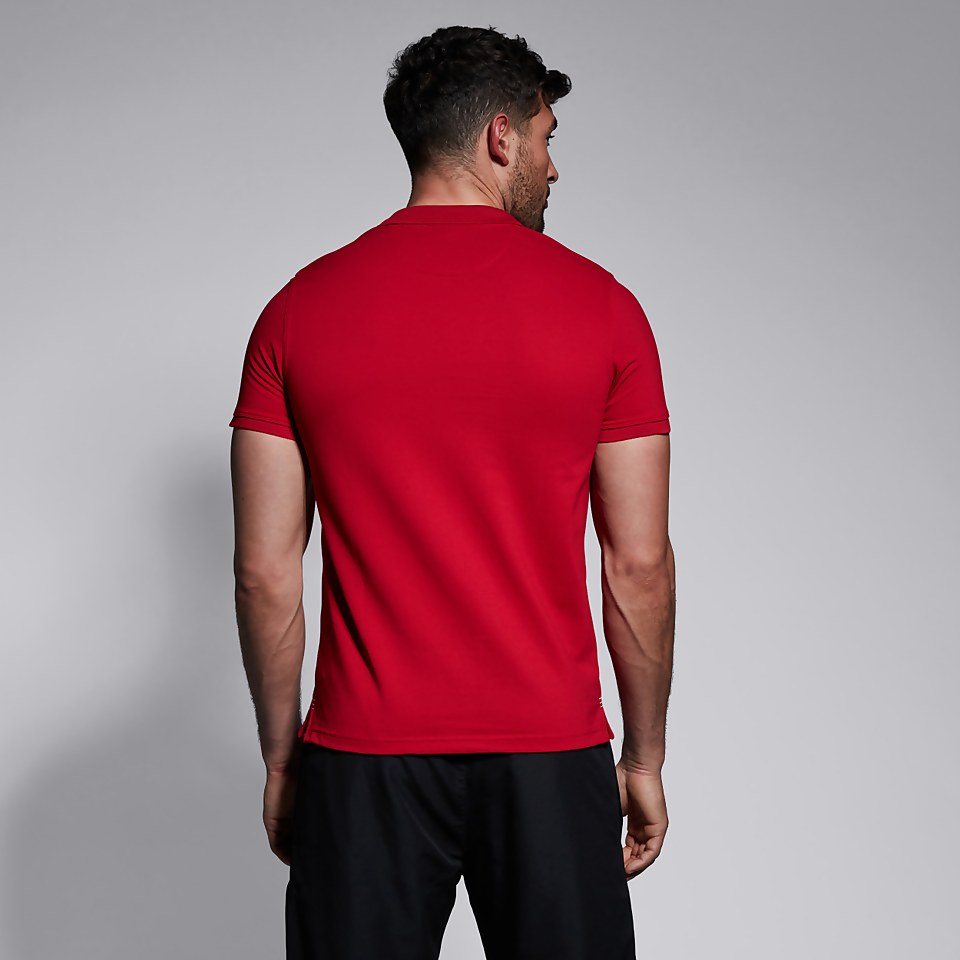 MENS WAIMAK POLO SHIRT RED