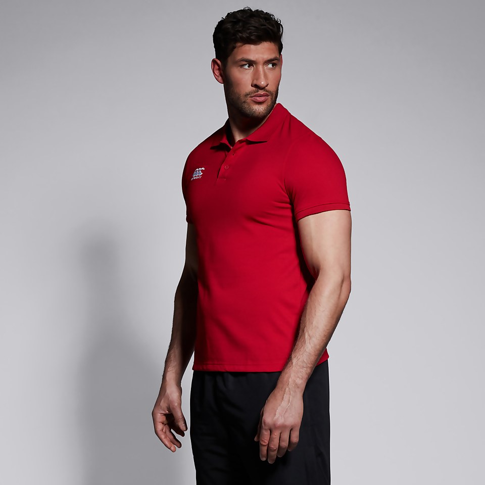 MENS WAIMAK POLO SHIRT RED