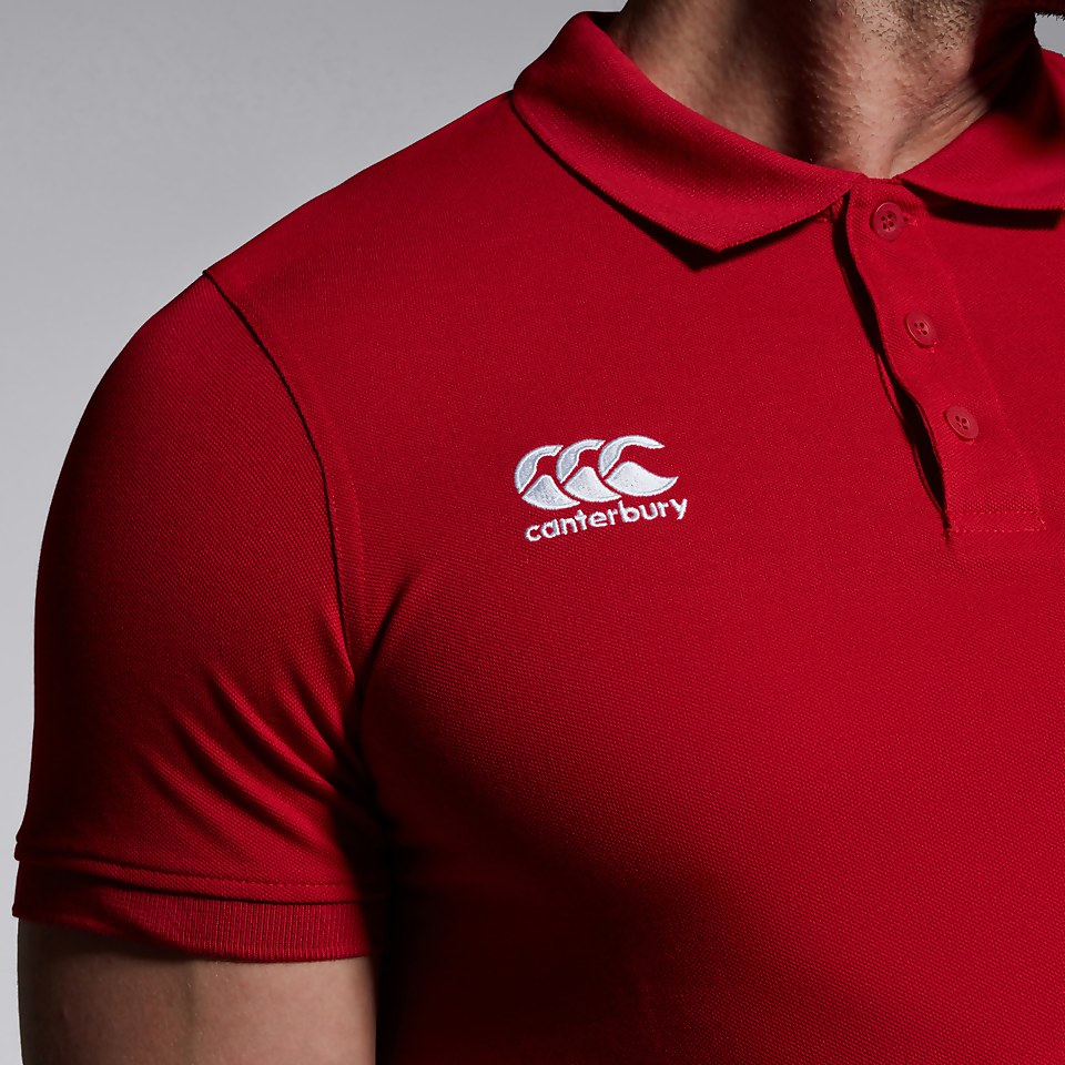 MENS WAIMAK POLO SHIRT RED