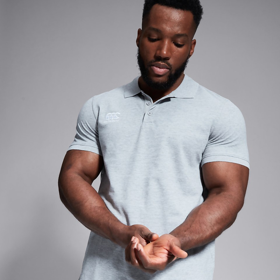 MENS WAIMAK POLO SHIRT GREY