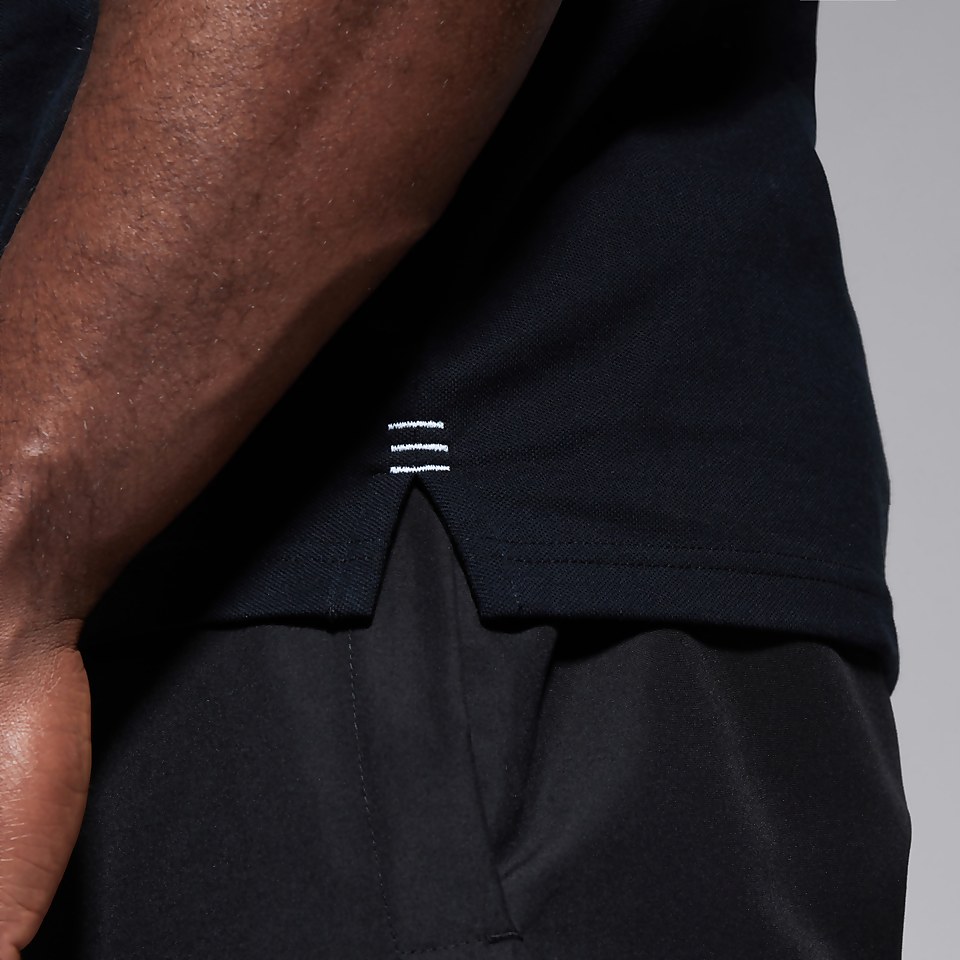 MENS WAIMAK POLO SHIRT BLACK