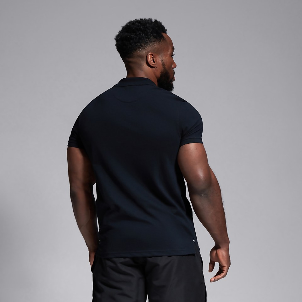 MENS WAIMAK POLO SHIRT BLACK