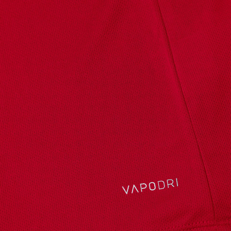 MENS CORE VAPODRI LARGE LOGO TEE RED