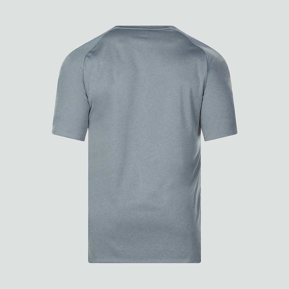 MENS CORE VAPODRI LARGE LOGO TEE GREY