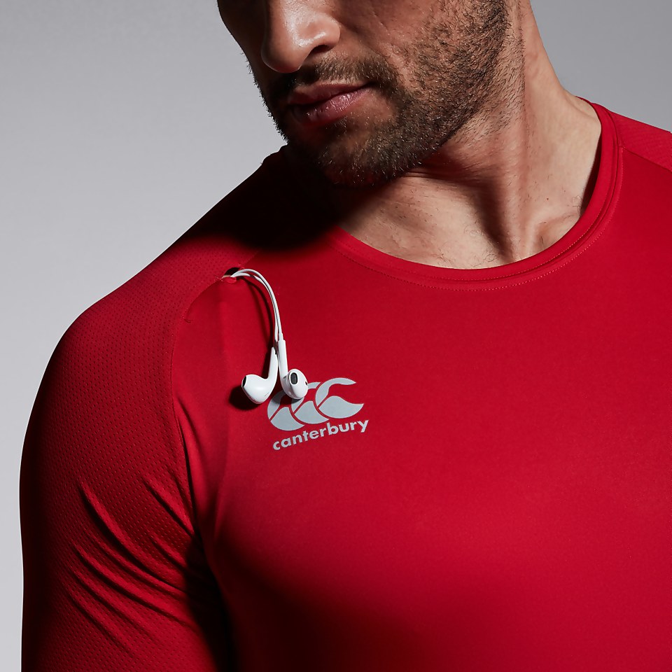 MENS CORE VAPODRI SUPERLIGHT TEE RED