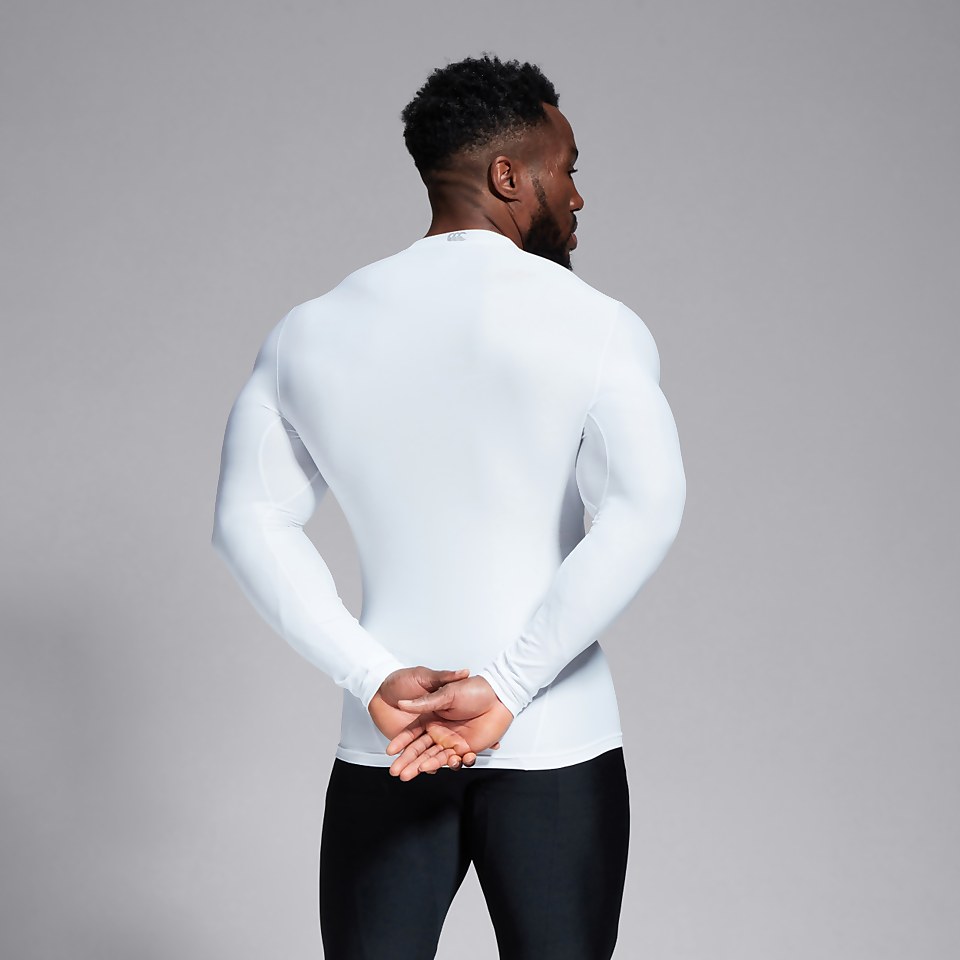 MENS THERMOREG LONG SLEEVED TOP WHITE