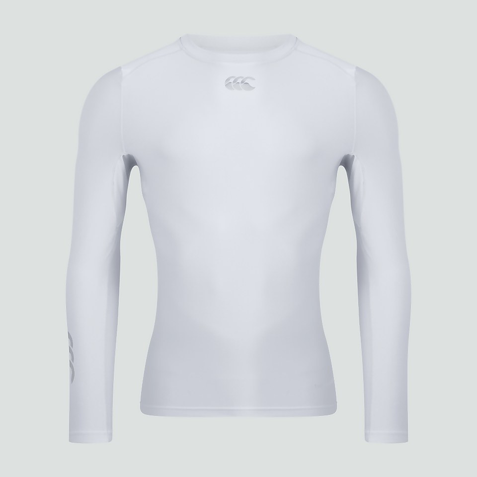 MENS THERMOREG LONG SLEEVED TOP WHITE