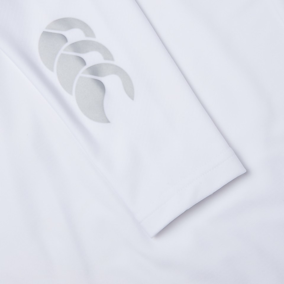 MENS THERMOREG LONG SLEEVED TOP WHITE