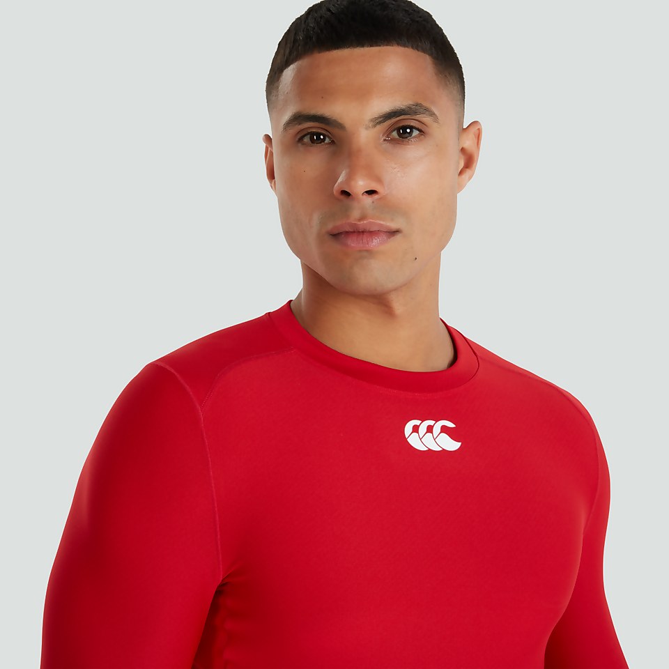 MENS THERMOREG LONG SLEEVED TOP RED