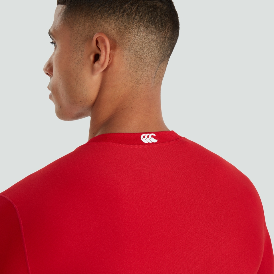 CANTERBURY THERMOREG LONG SLEEVE TOP FLAG RED