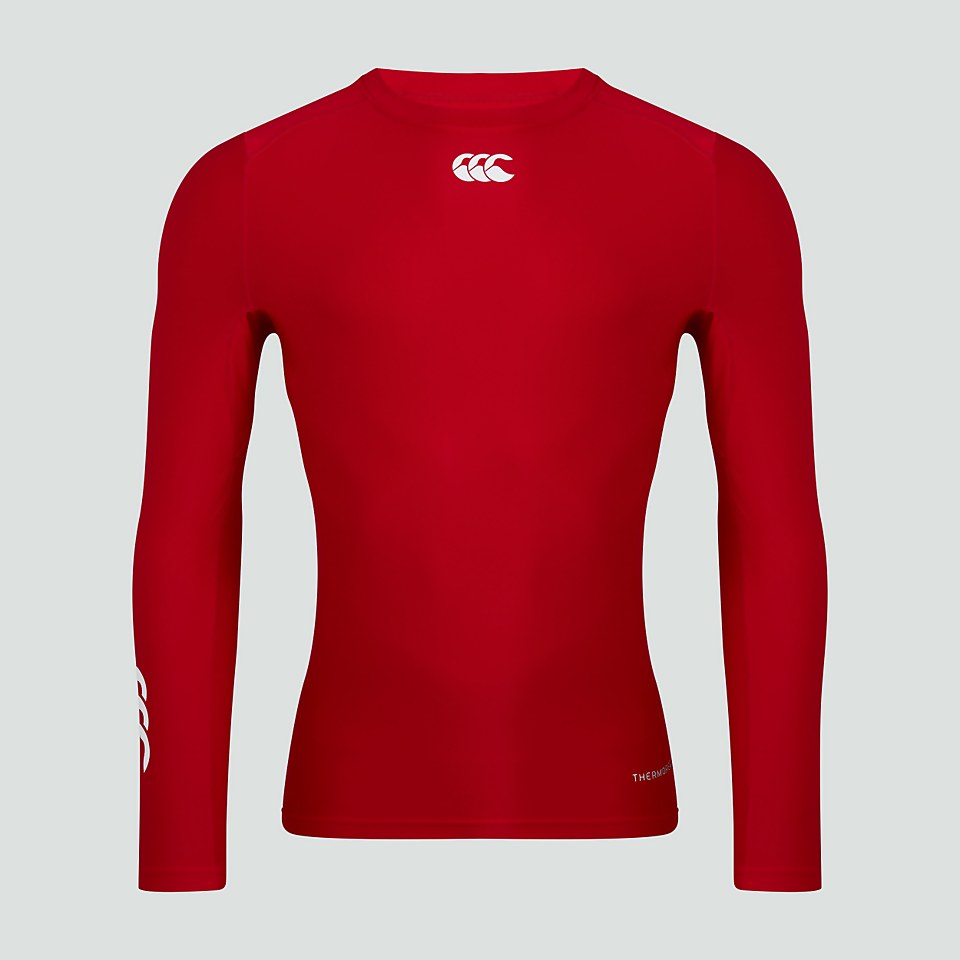 MENS THERMOREG LONG SLEEVED TOP RED