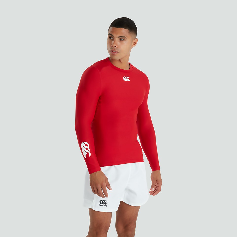 MENS THERMOREG LONG SLEEVED TOP RED