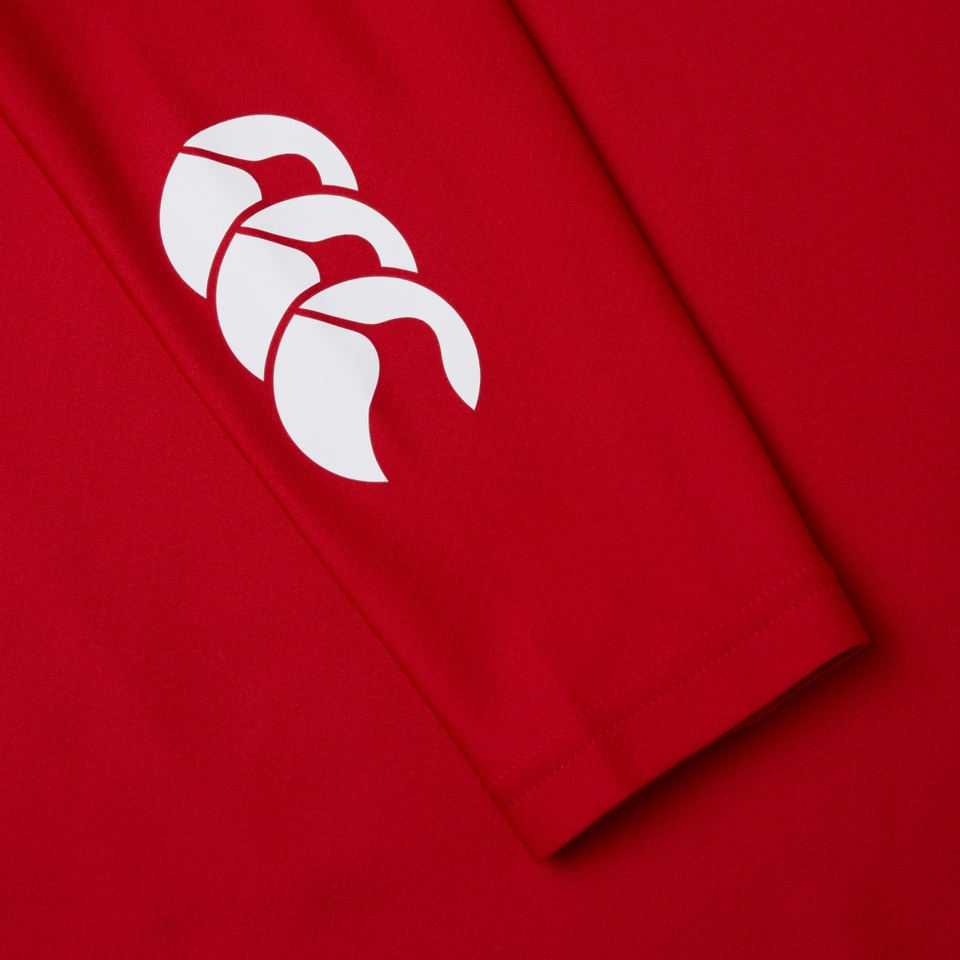 CANTERBURY THERMOREG LONG SLEEVE TOP FLAG RED