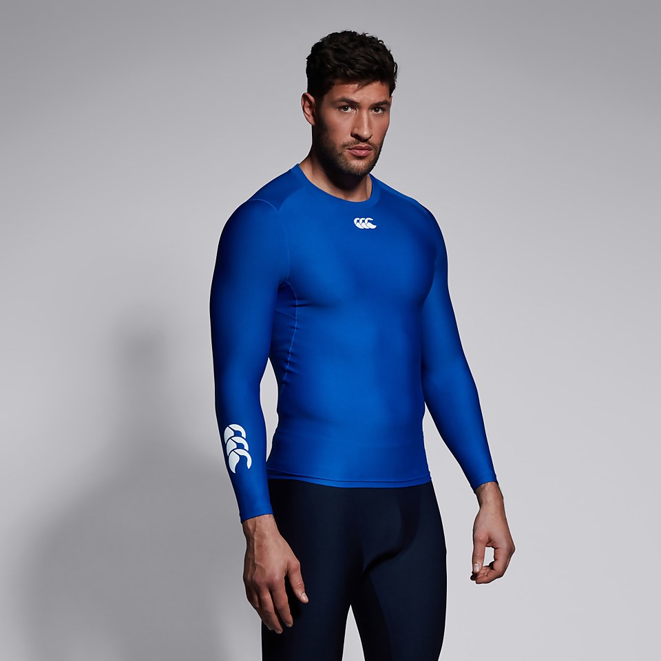 MENS THERMOREG LONG SLEEVED TOP BLUE