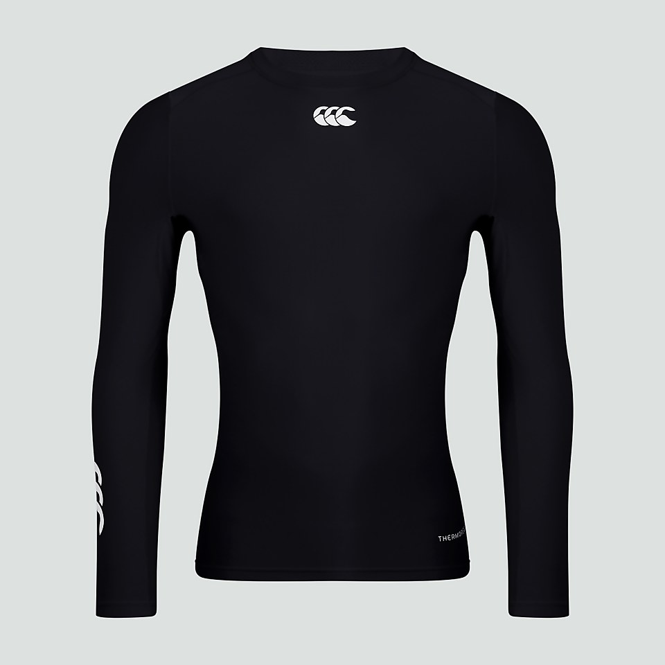 MENS THERMOREG LONG SLEEVED TOP BLACK